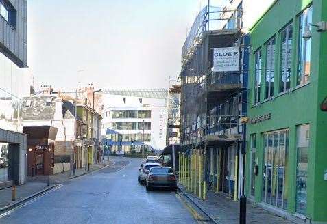 Tontine Street, Folkestone, where one of the break-ins took place. Picture: Google