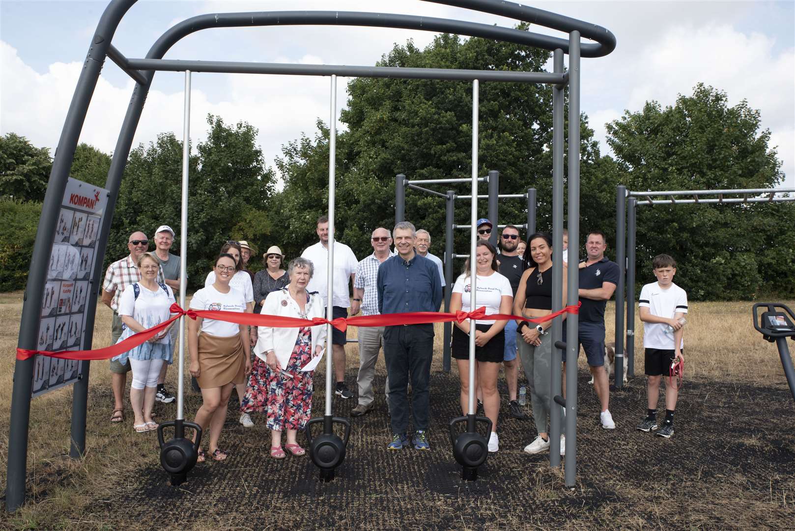 A new outdoor gym was officially opened earlier this year. Picture: Ellie Crook