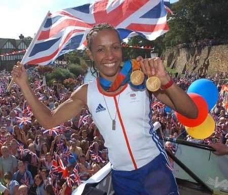 The day people in Tonbridge celebrated Dame Kelly's Olympic achievements