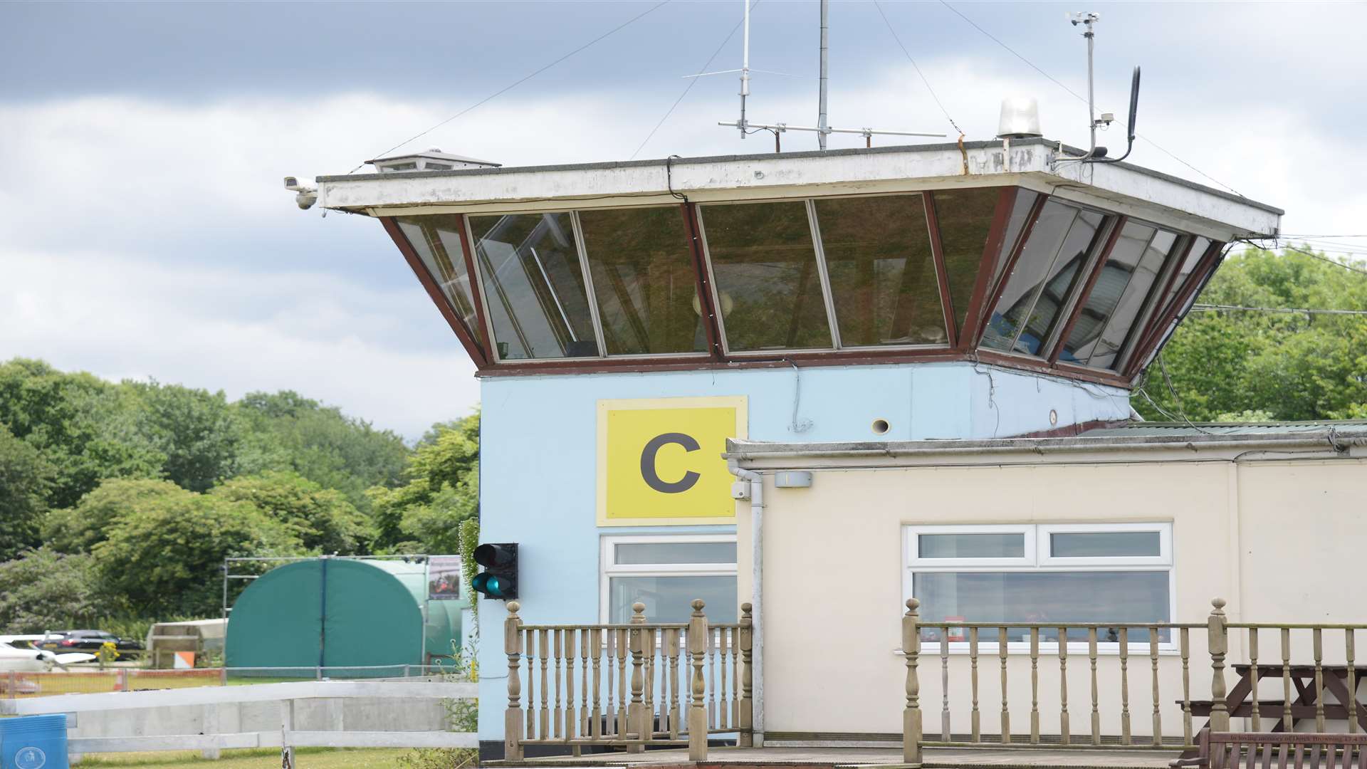 The control tower at Rochester Airport. Pic: Gary Browne