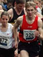 Michael Coleman and Charlotte Dale lead from the front in last year's race