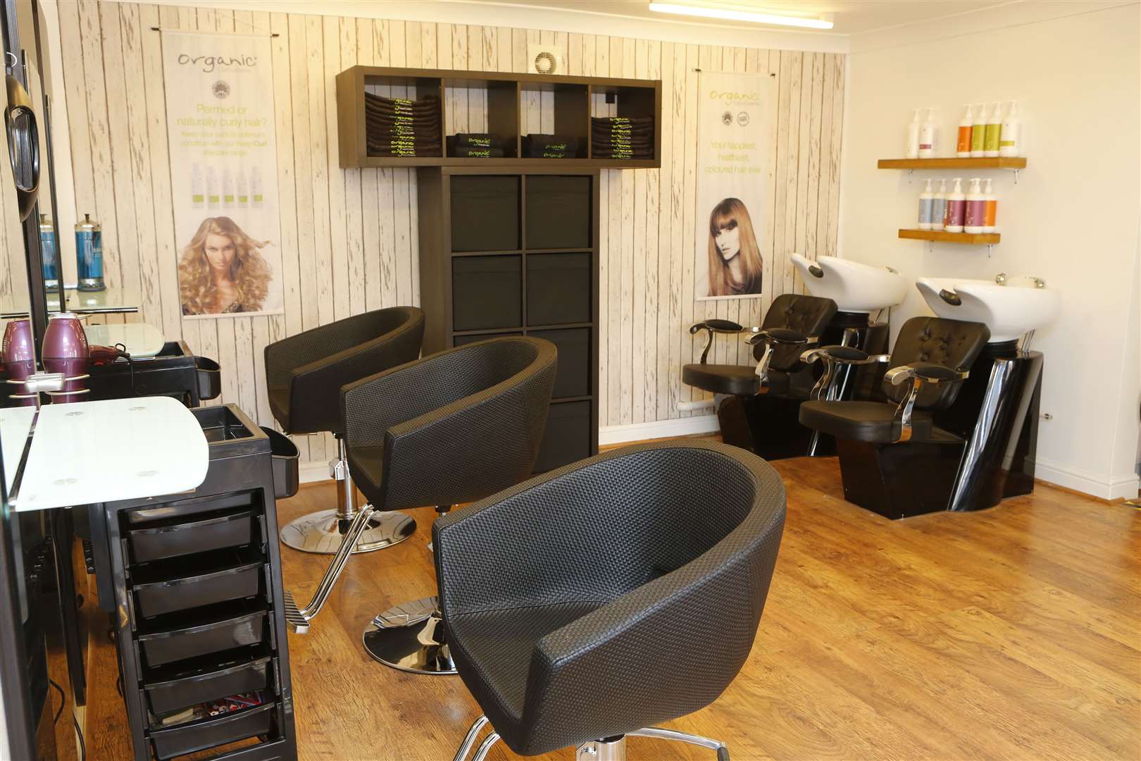Inside the salon. Picture: Andy Jones