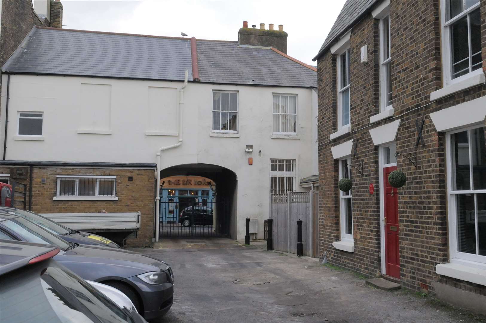 The rear of 13 Queen Street in 2015 with Rush House pictured. Picture: Ruth Cuerden