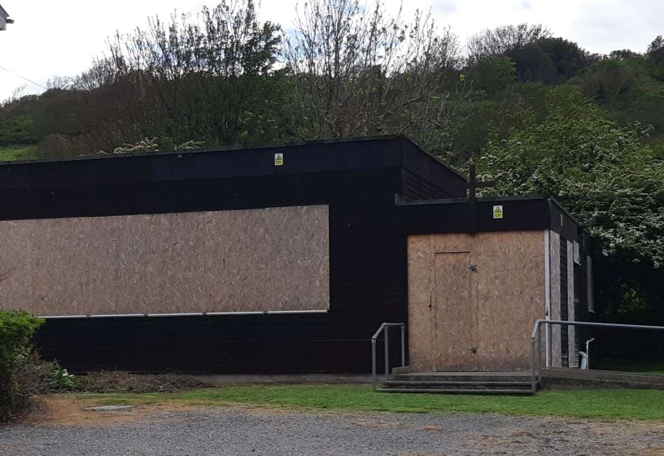 The now-boarded up Aycliffe Church Centre. Picture: Sam Lennon