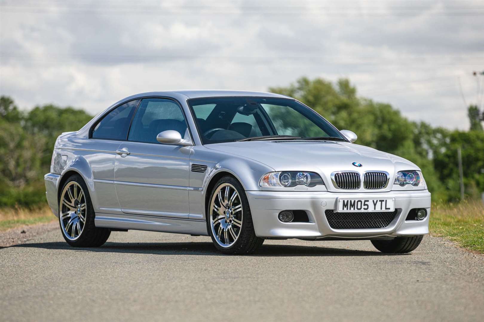 An M3 (E46) in Titanium Silver which sold for: £36,675. Image: Silverstone Auctions.