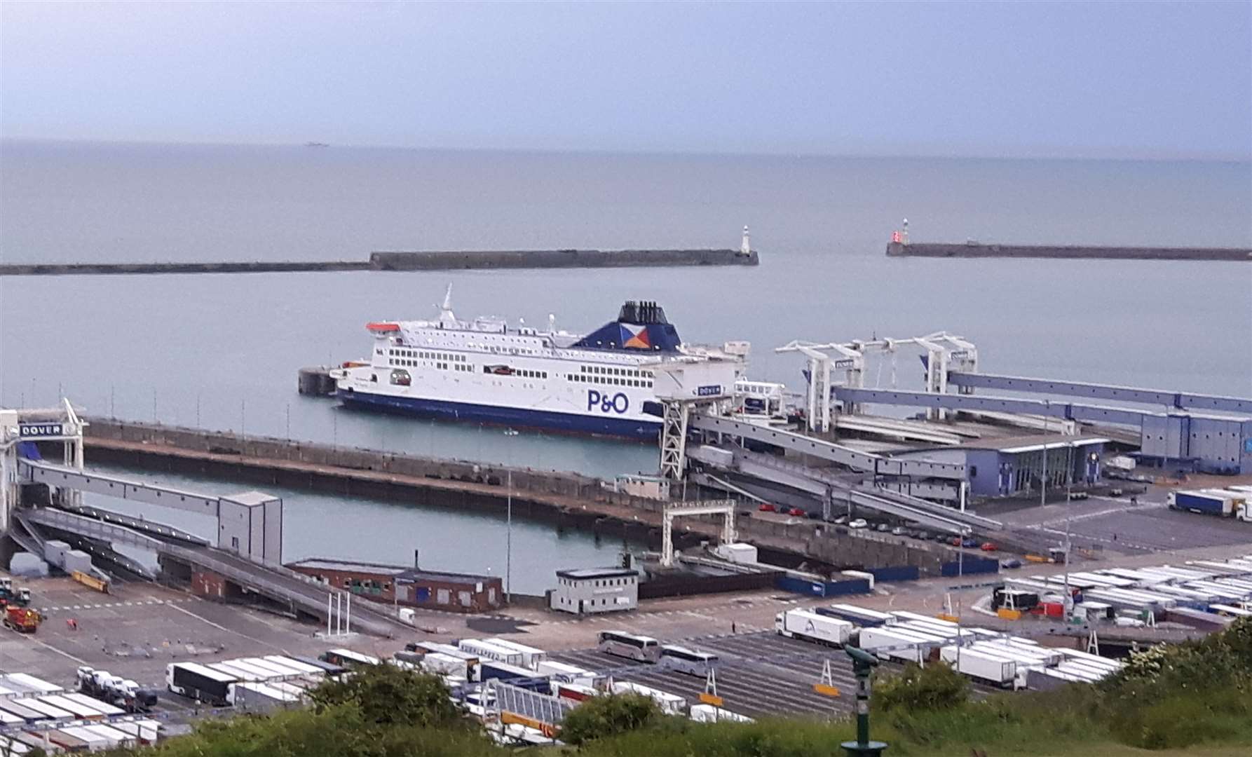 Denys Dovhan's illegal 'cargo' was discovered as he arrived at Dover docks
