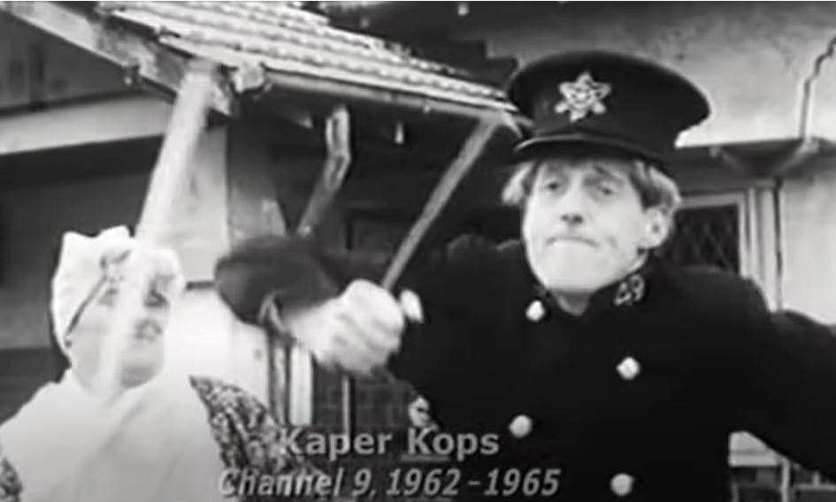 Rod Hull's first TV appearances were in Kaper Cops for Channel 9 in Australia