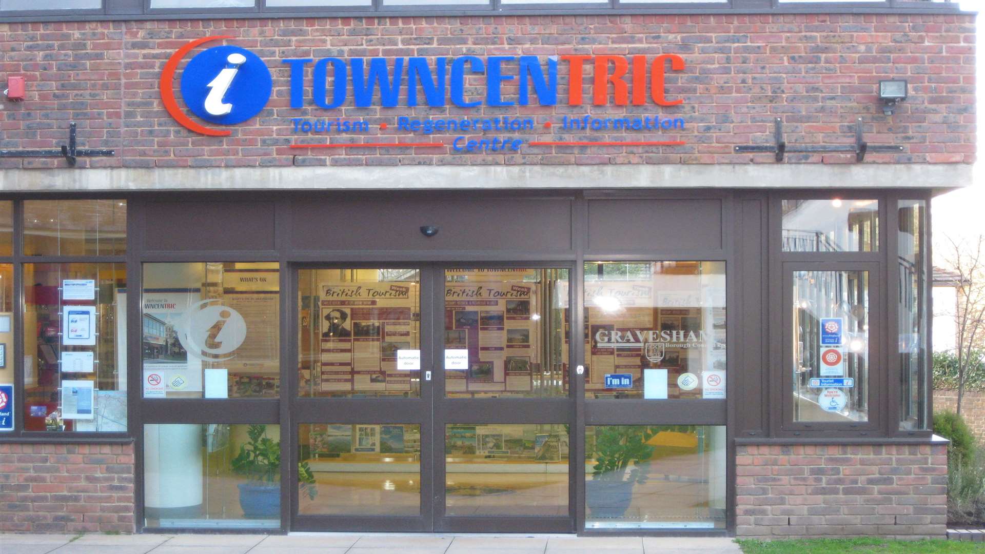 Gravesend's TownCentric tourist information centre was shut due to council cutbacks