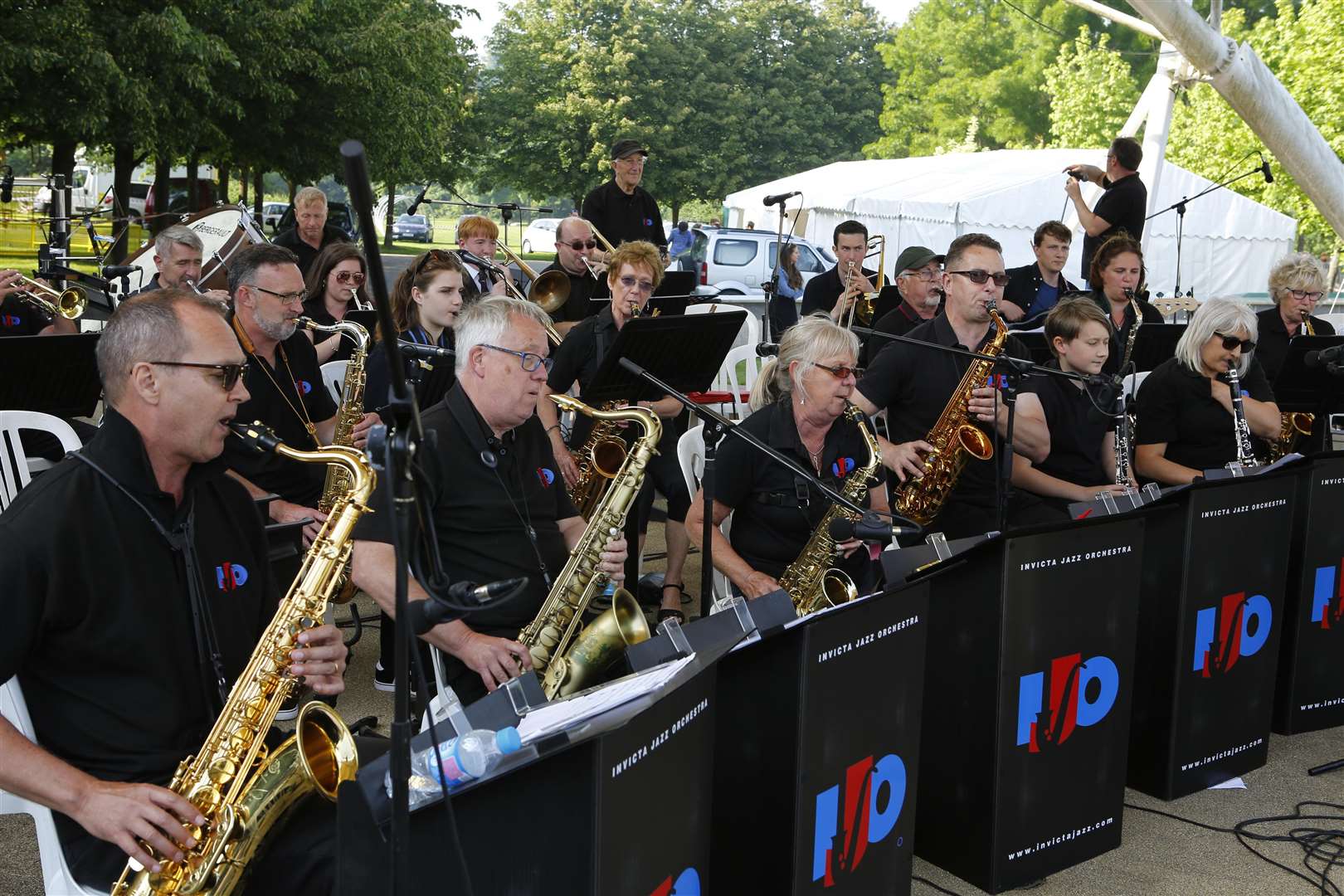 The Invicta Jazz Orchestra play at this year's Proms in the Park
