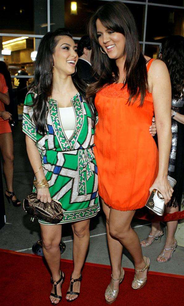 Sisters Kim and Khloe Kardashian
