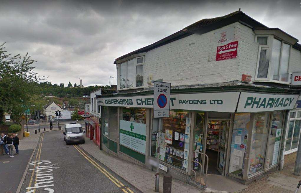 Paydens Pharmacy, New Road, Chatham was broken into last night (5037828)