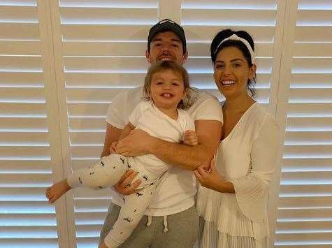 Nathan Massey and Cara De La Hoyde with son Freddie-George. Pic: Cara De La Hoyde (Instagram: cara_delahoyde) (13530190)
