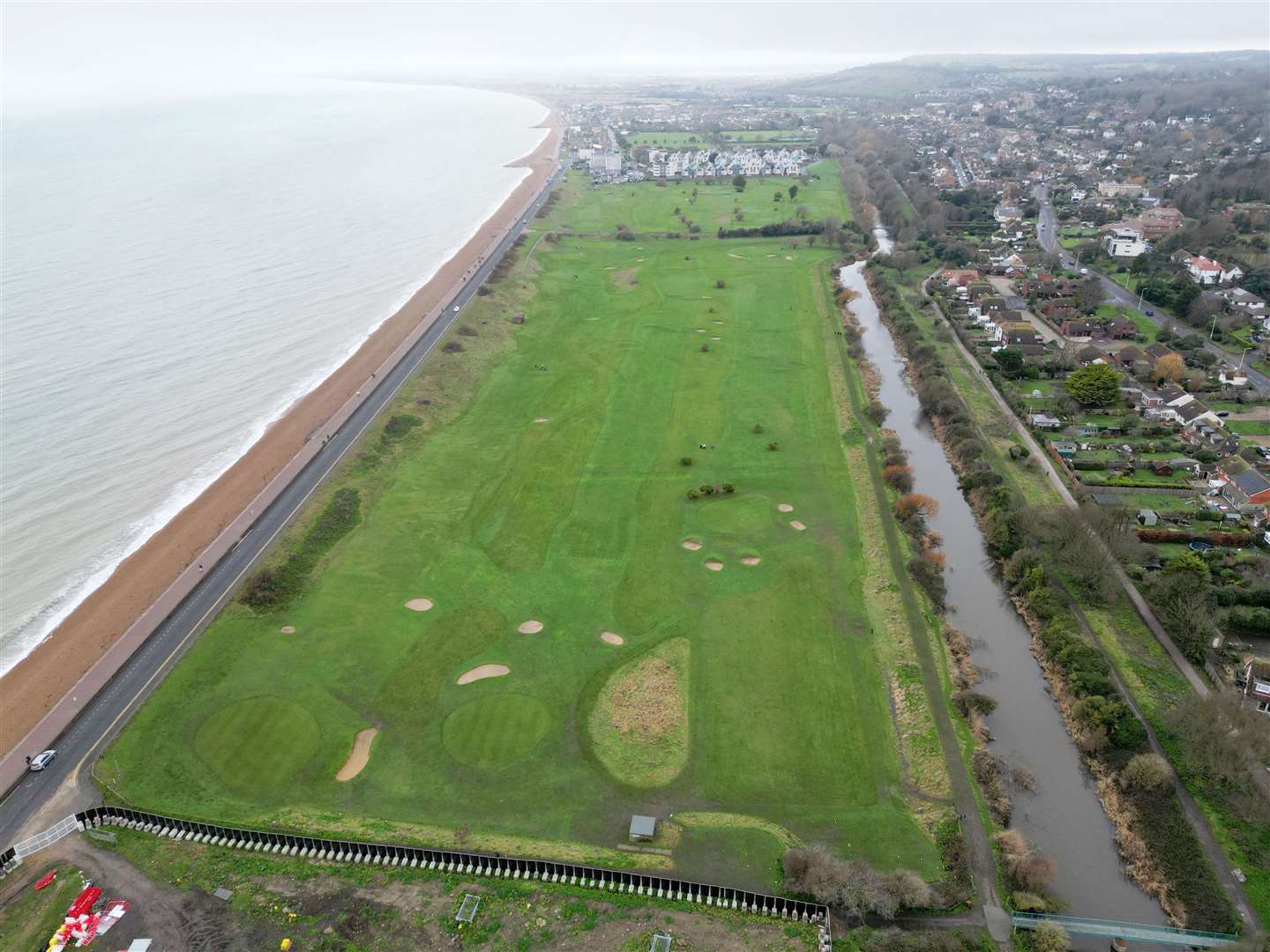 The Hythe Golf Club site sits next to Hythe Imperial Hotel off Princes Parade. Picture: Barry Goodwin