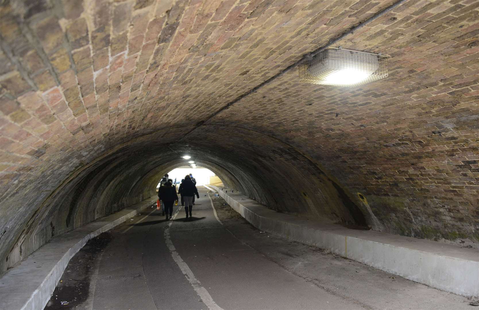The Ashford Construction Focus Group wanted to improve the link between the town centre and the Designer Outlet; pedestrians currently have to use this underpass beneath the railway line