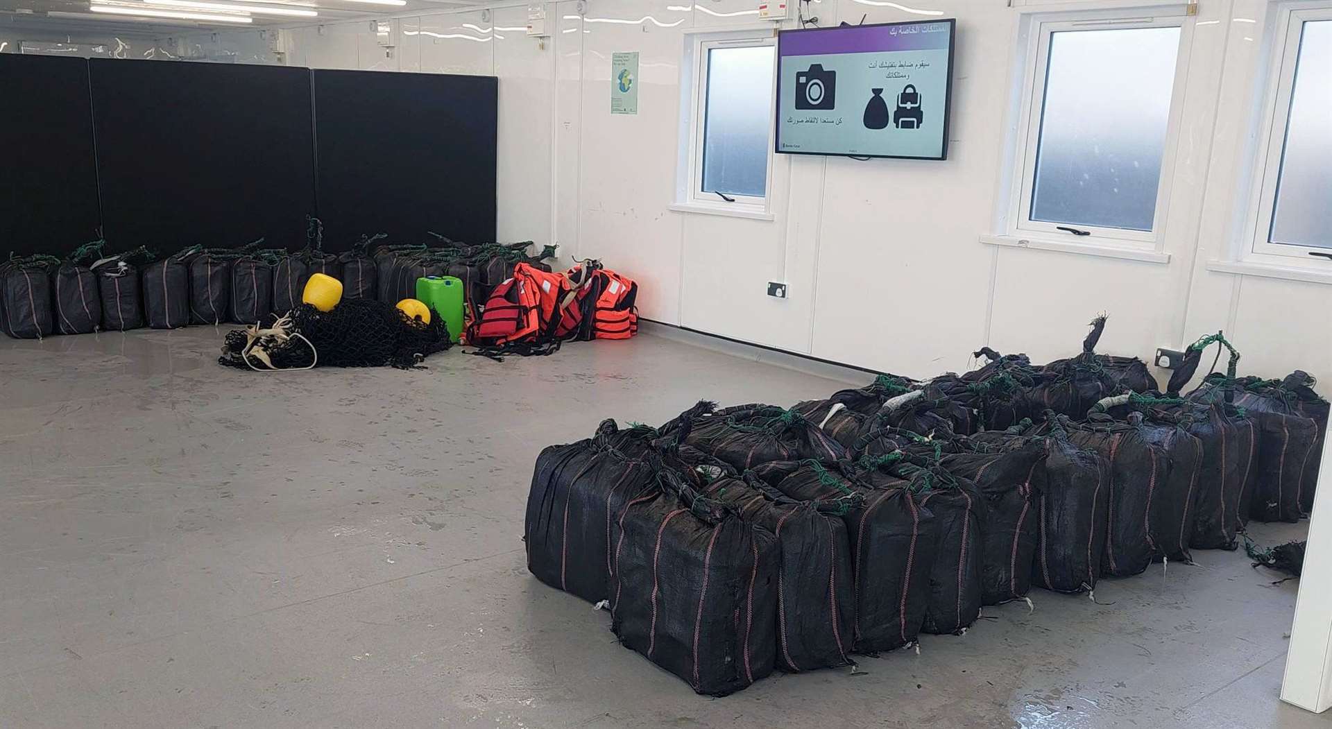 More than a tonne of cocaine was seized by Border Force officials. Pictures: Home Office