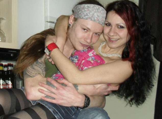 Benjamin Stone with his girlfriend Silviya