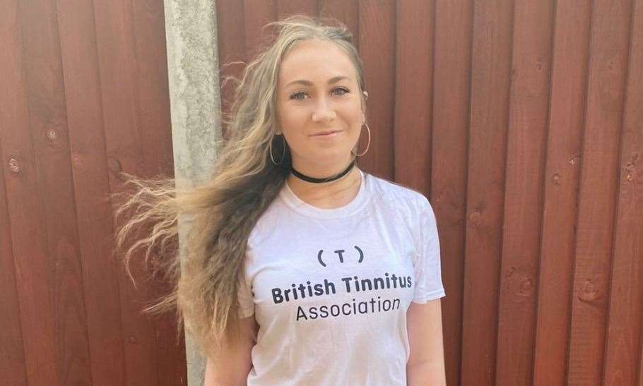 Ella Parris is raising money for the British Tinnitus Association