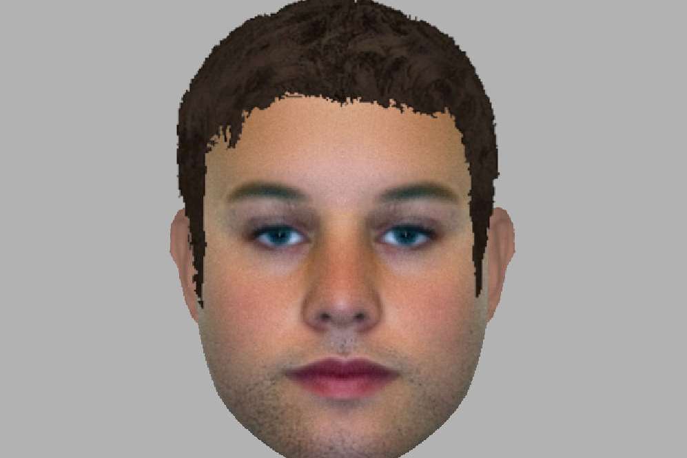 The second man is reported to have been wearing a purple top. Picture: Kent Police.