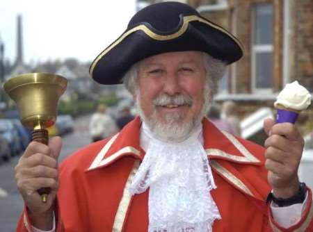 Town cryer John Myhill enjoying himself. Picture: PHIL HOUGHTON