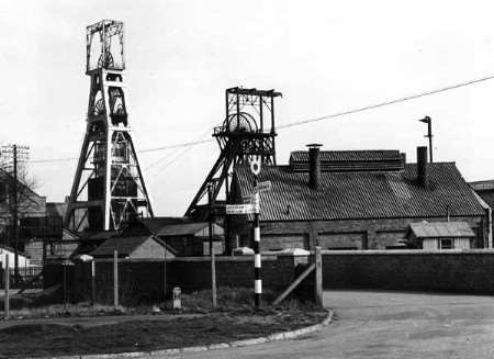 Snowdown Colliery, pictured in 1958