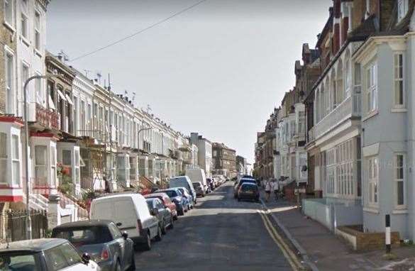 A raid was carried out in Ethelbert Road in Cliftonville, Margate. Picture: Google Street View