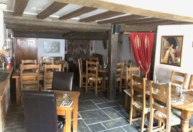 The dining room on the right hand side of the pub, like the bar to the left, has been lightened up considerably