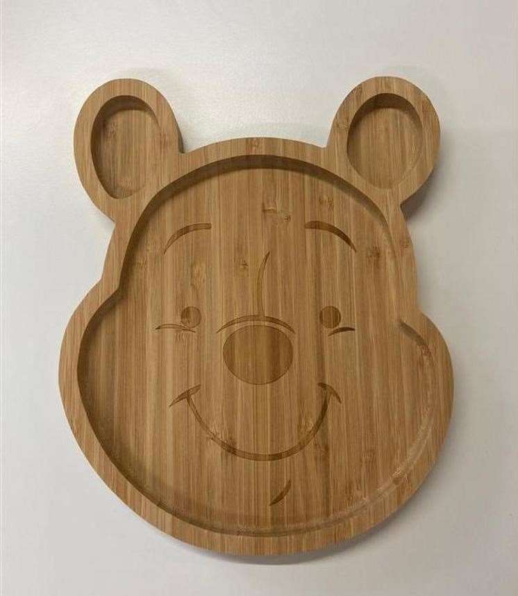 There are fears this Winnie the Pooh children's plate could pose a risk to children. Photo: Primark