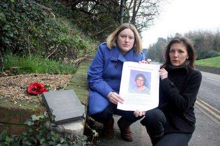 Emma Edwards, left, and Joanne Roberts will be remembering Claire Tiltman, below, with a candlelit walk
