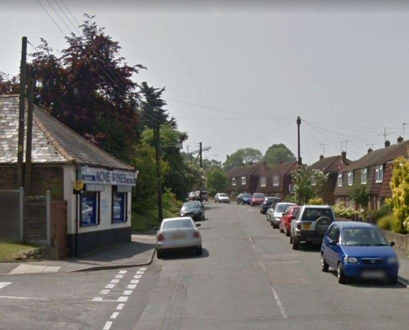 Forge Lane in Higham has been closed for up to two weeks. Photo: Google