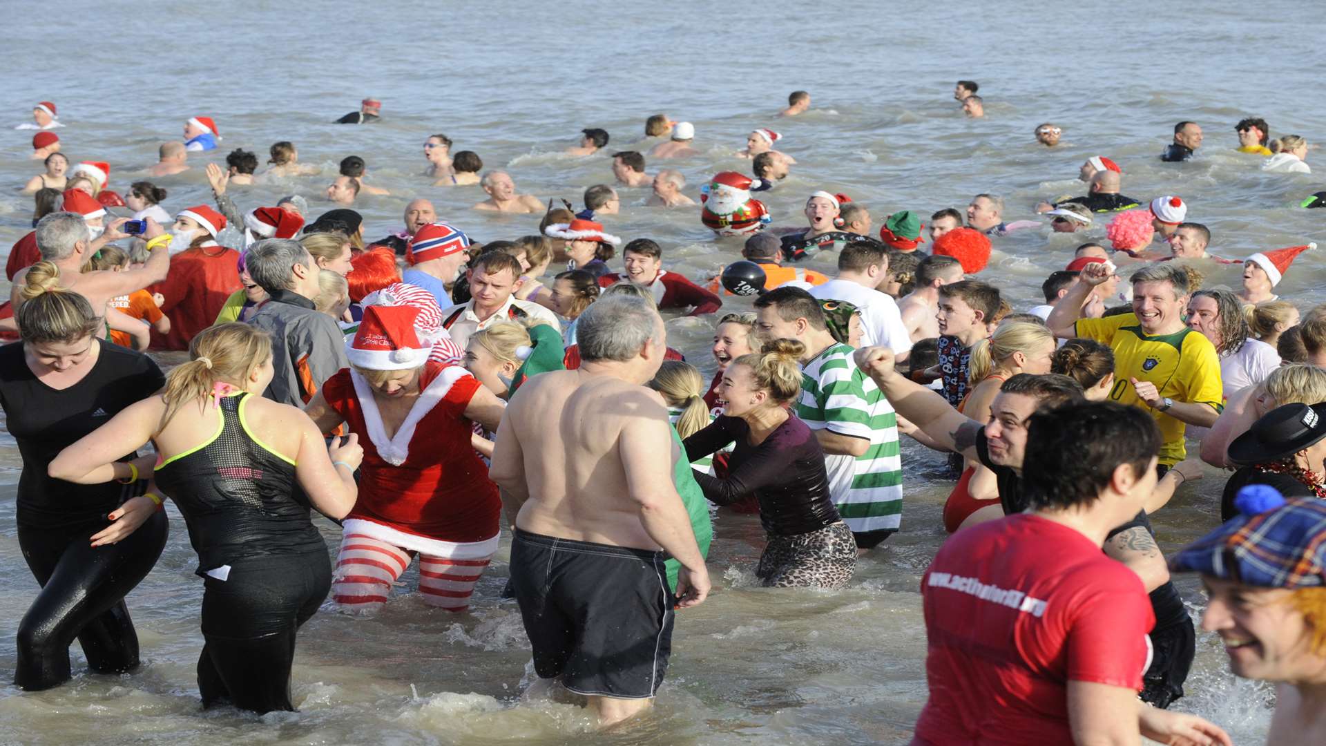 Hundreds take part in the annual tradition for charity