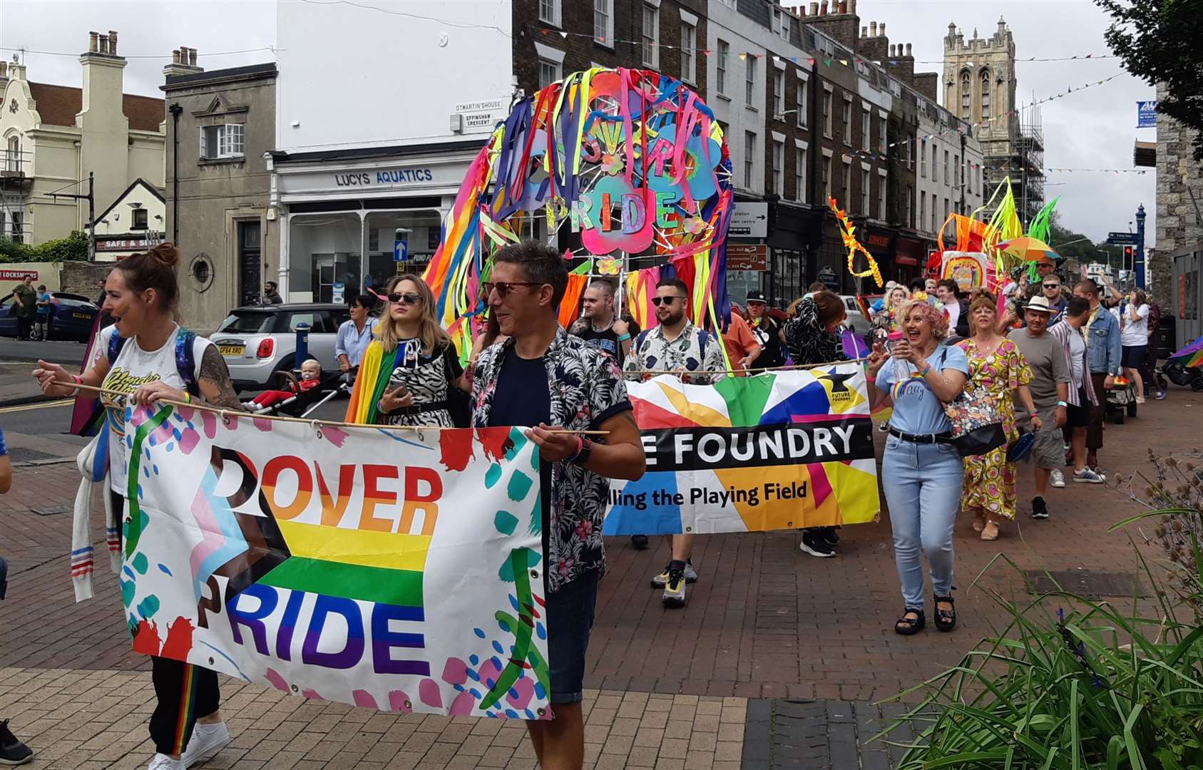 The Dover Pride march last August. Picture: Sam Lennon KMG