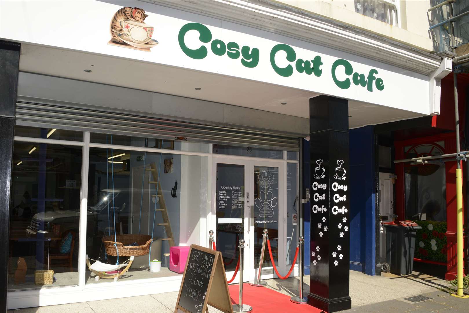 The Cosy Cat Café in its former premises in William Street. Picture: Paul Amos