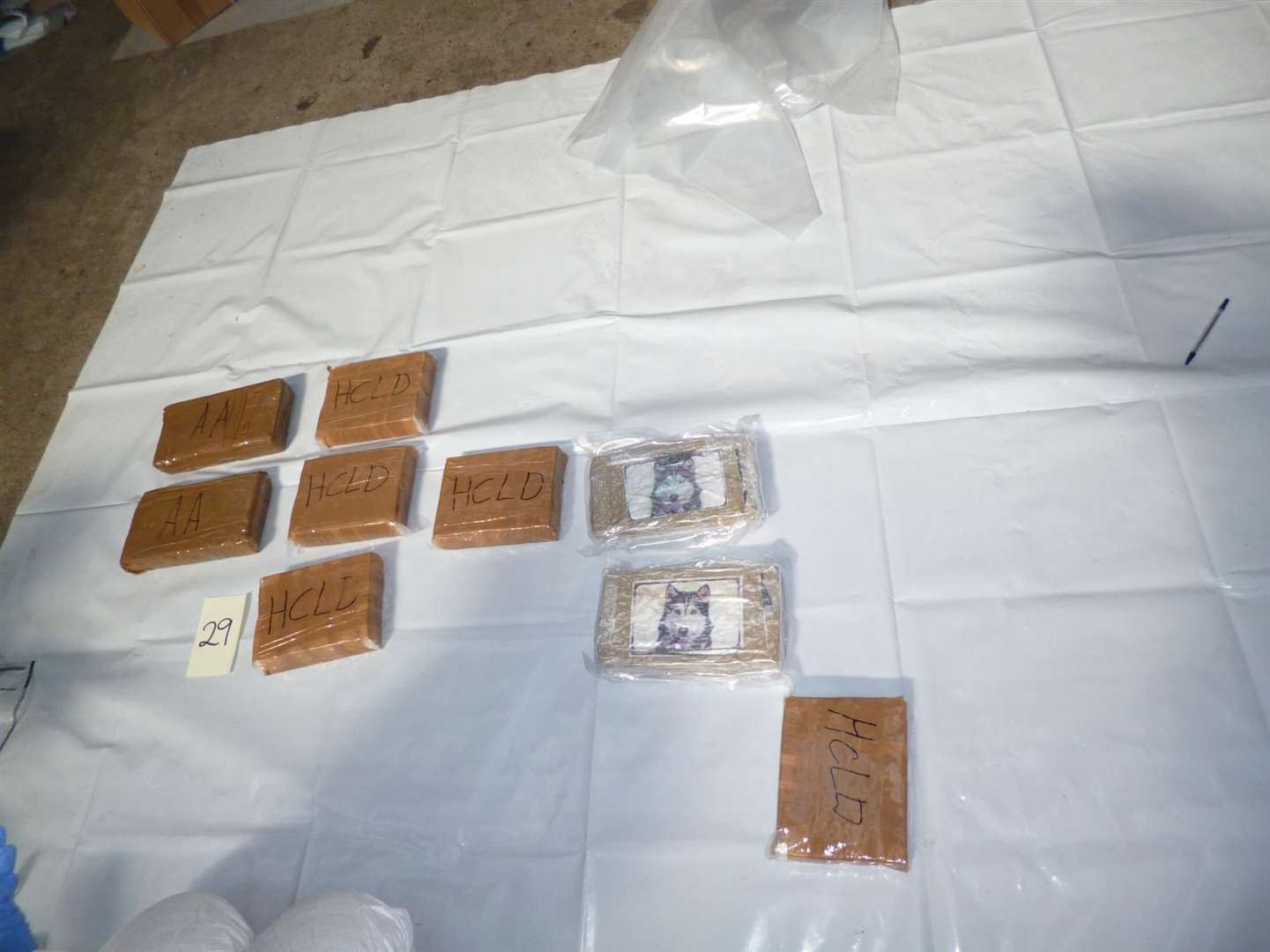 The heroin and cocaine was worth £16.5m. Photo: NCA