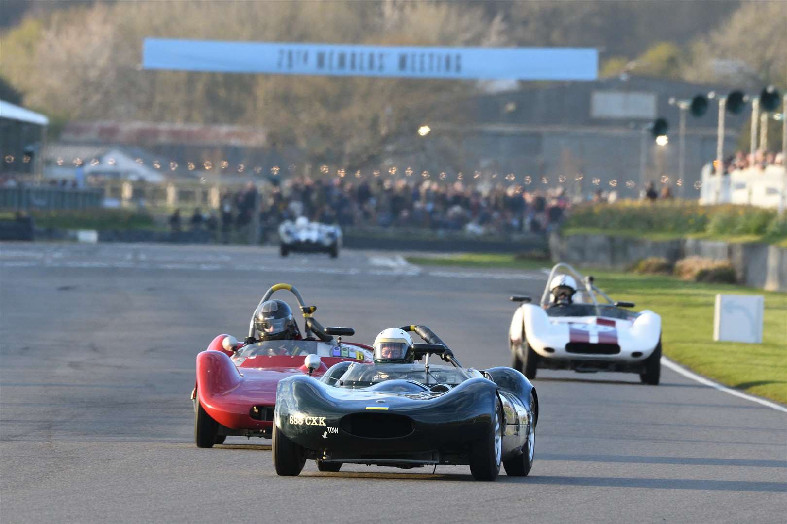 Patrick Watts, from Marden, finished 11th in the Robert Brooks Trophy race in a 1959 Rejo-Ford Mk3. Picture: Simon Hildrew