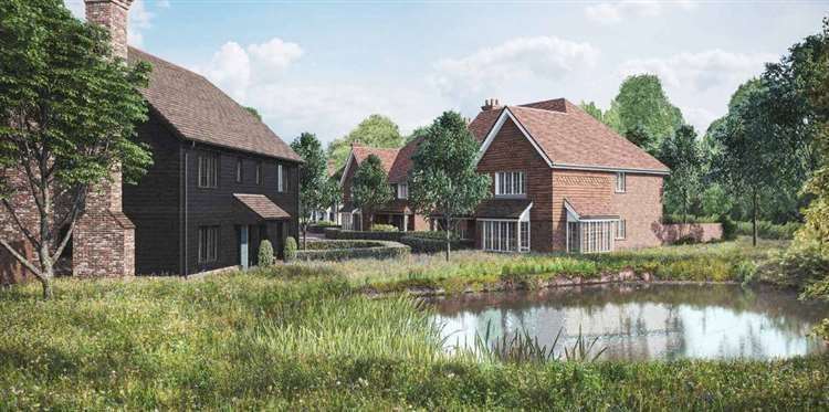 The development in Ulcombe would have comprised 20 homes. Picture: Clague Architects and Esquire Developments