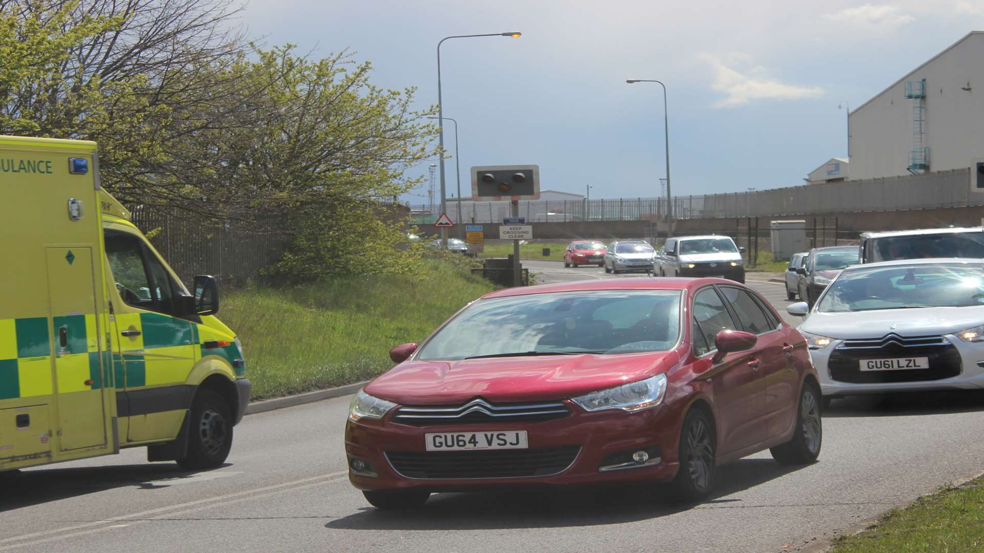 Expect delays at Brielle Way, Sheppey. File photo.