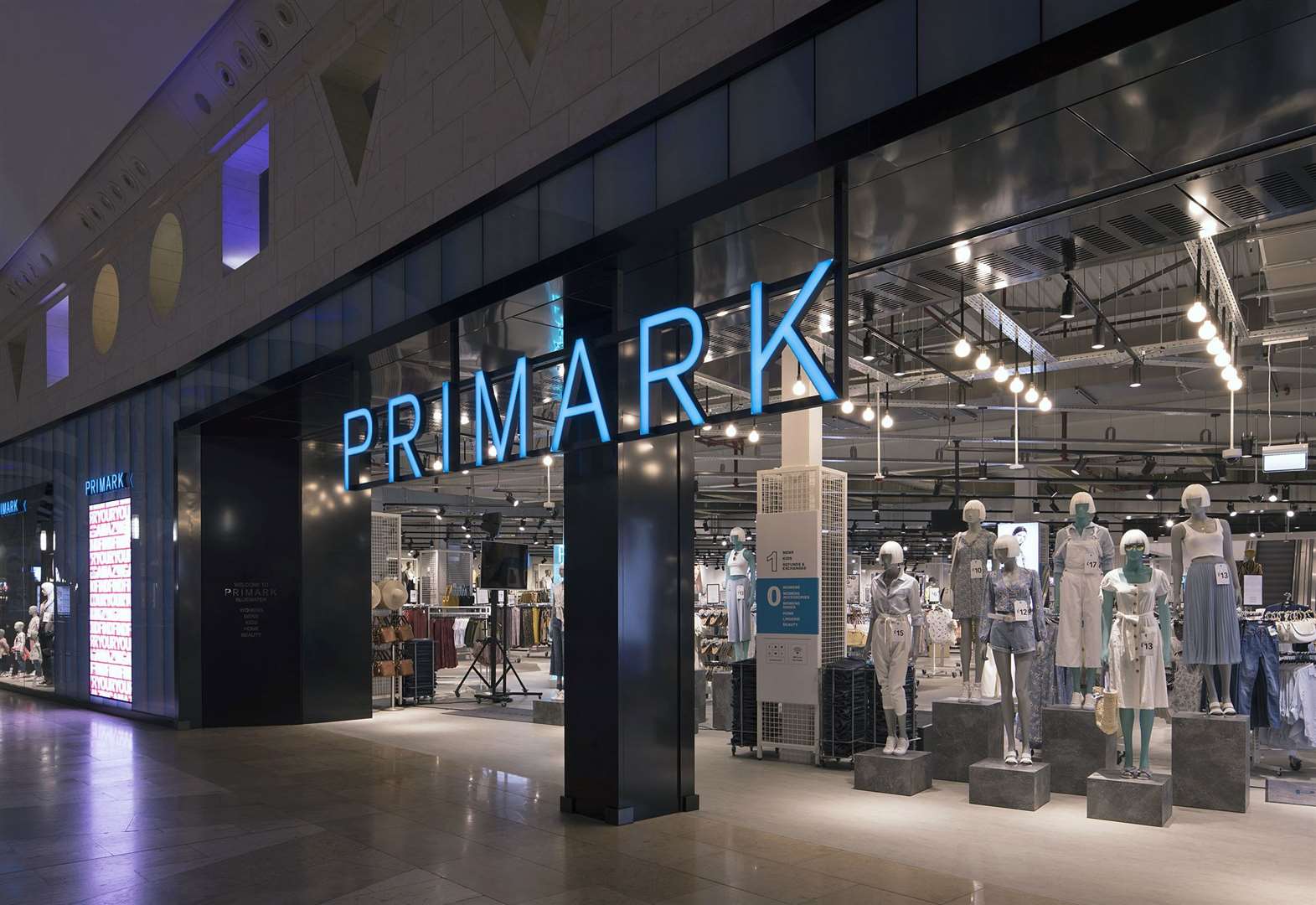 Primark to open until 11pm on Monday at Bluewater as nonessential