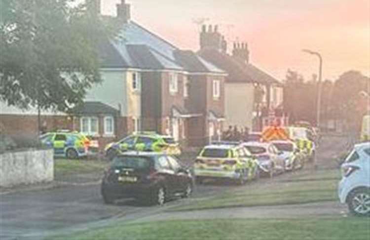 Police were called to Church Lane in Newington, Sittingbourne, on October 22