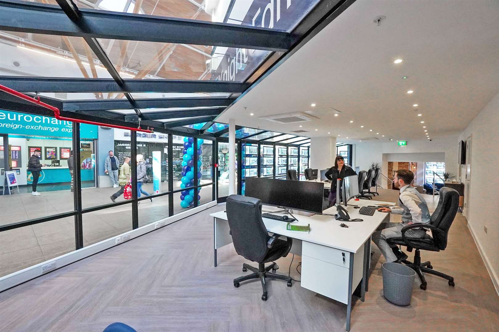 The new look estate agents is joined with The Mall in Maidstone. Picture: Knight Edmonds