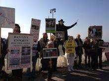 Protests against live exports at Ramsgate port.
