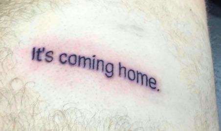 Zak got his tattoo while on holiday in Cyprus