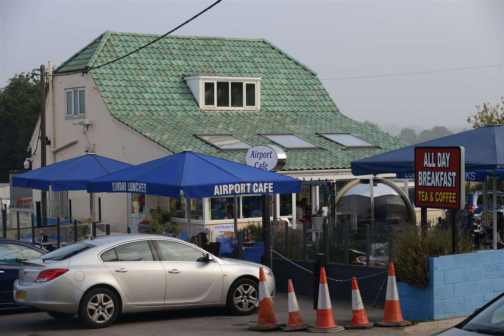 Airport Cafe in Main Road, Sellindge, proved very popular with social media users. Picture: Gary Browne