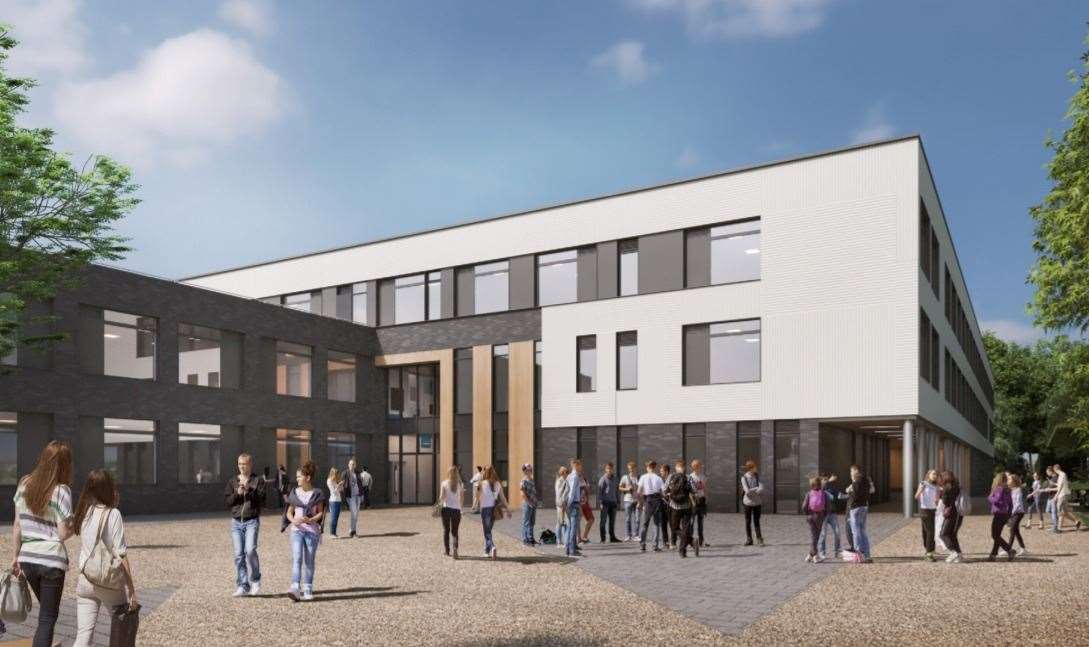CGI of Park Crescent Academy in Margate. Picture: bondbryan.co.uk