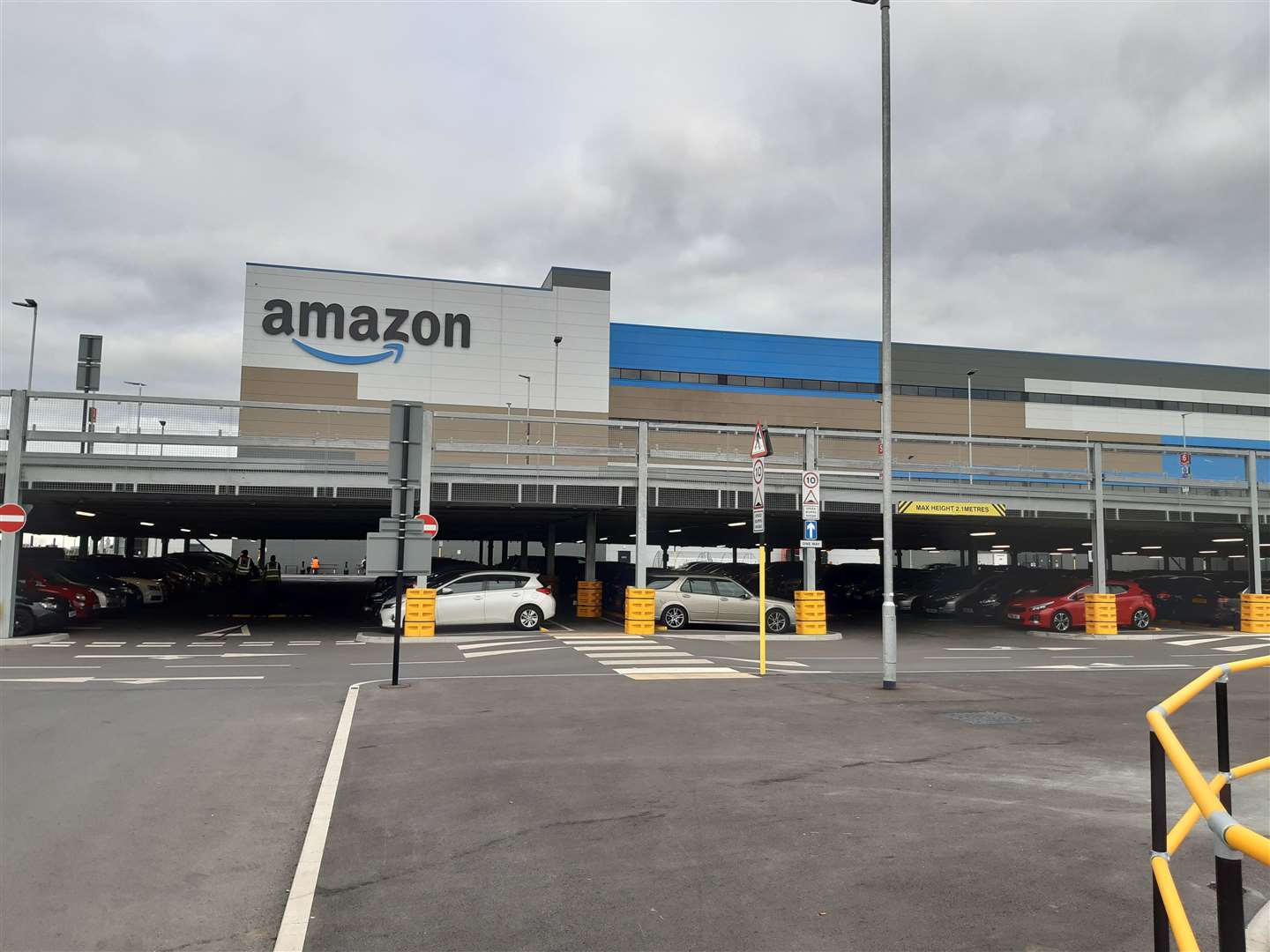 Employees at the Amazon depot in Dartford took part in "slowdown work" today as they seek a £2 per hour rise amid the cost of living crisis