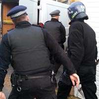 Police carry out raids across east Kent