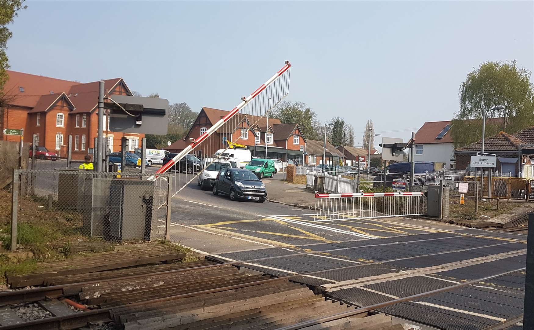 The link road should prevent the regular snarl up of traffic due to the level crossing at Sturry