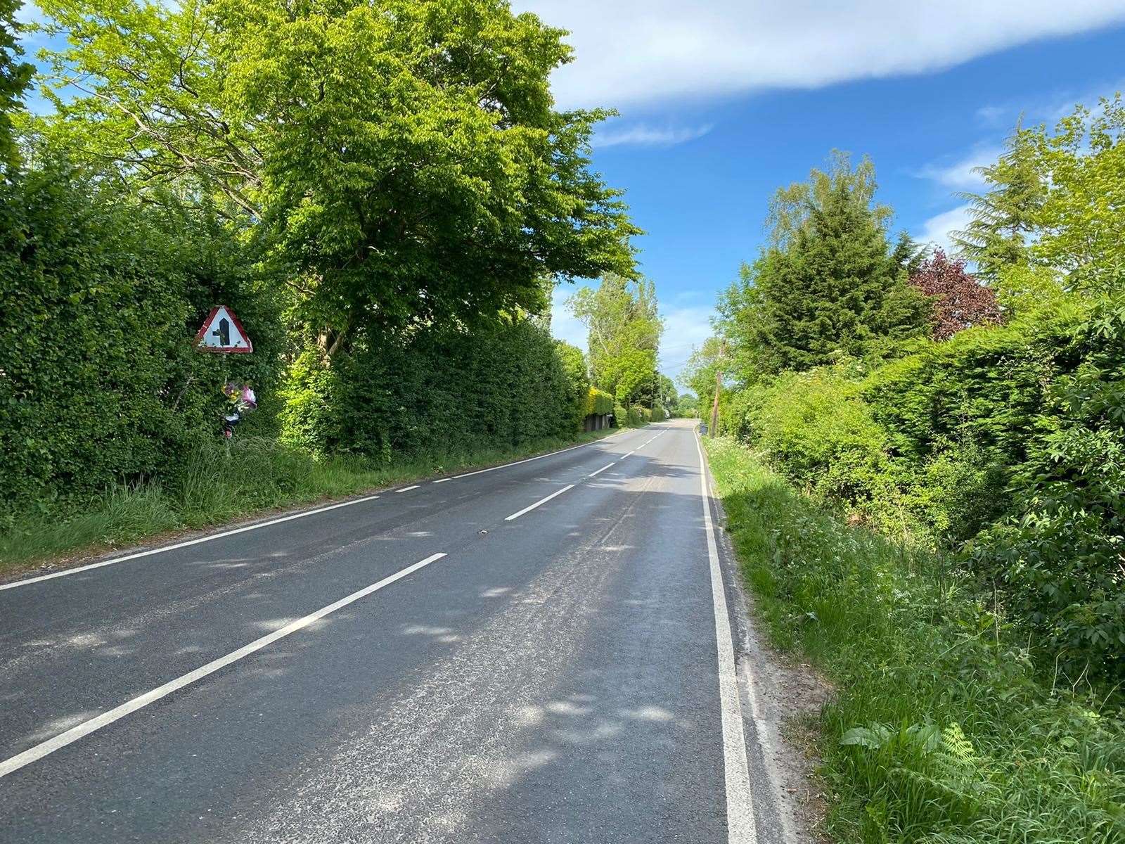 The crash happened on the A262 Sissinghurst Road. Photo: Barry Goodwin