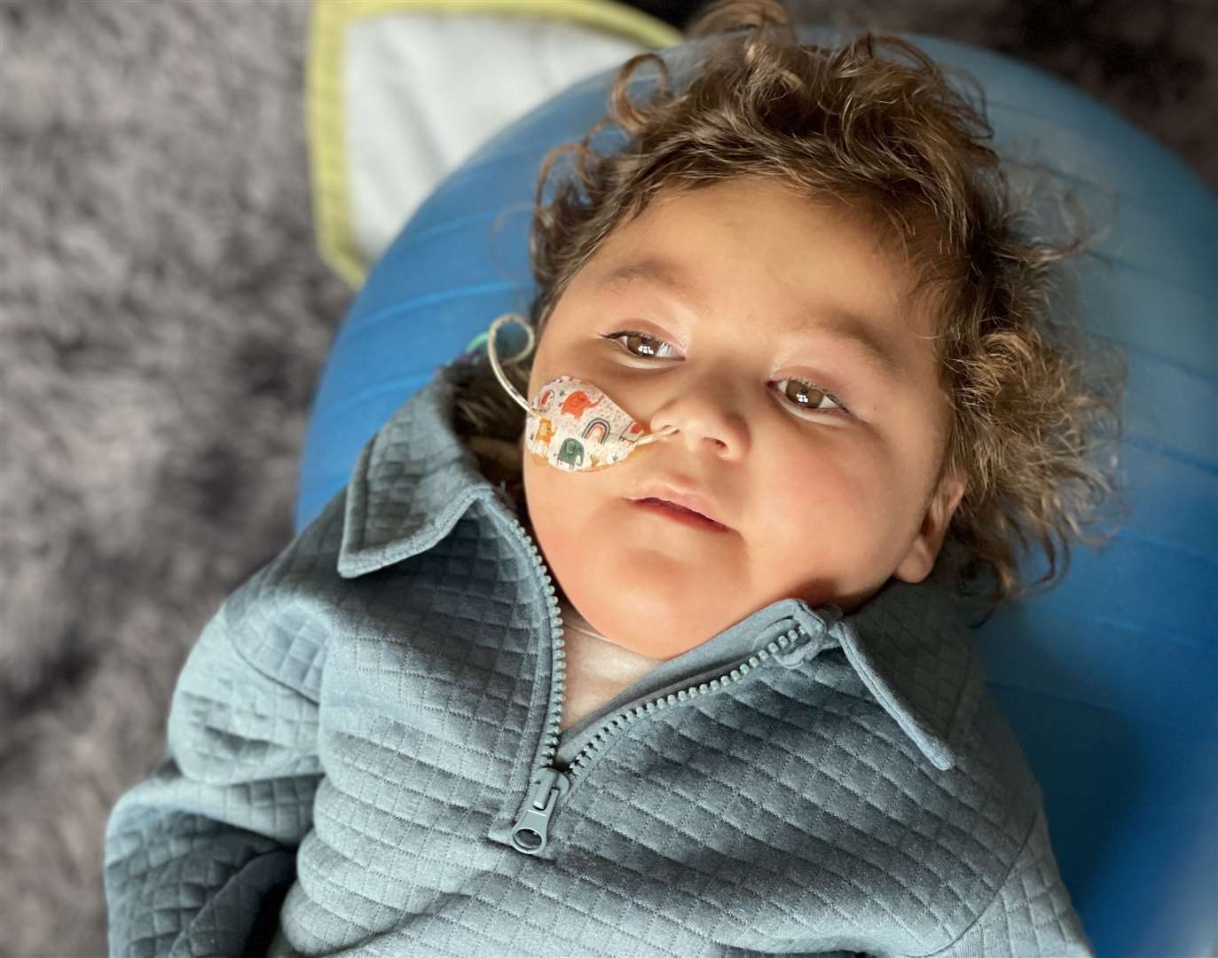 Leo was born with an ultra-rare gene condition. Picture: Lucinda Andrews