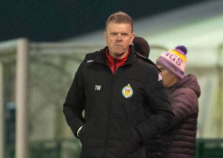 Ashford manager Tommy Warrilow. Picture: Ian Scammell