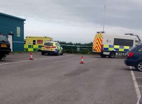 The body was been found at Walpole Bay. Pic: Samantha Hawkesford
